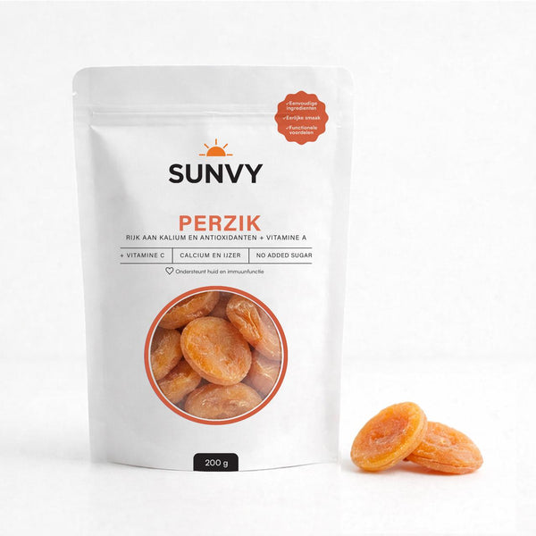 Sunvy Protein Perzik - 200g zakje met erwteneiwit